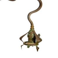 An Art Nouveau Chandelier Retaining the Original Vaseline Shades - Thumbnail 7