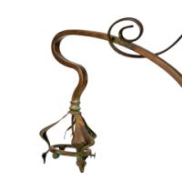 An Art Nouveau Chandelier Retaining the Original Vaseline Shades - Thumbnail 9