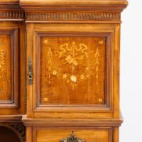 Collinson & Lock, attributed. An Anglo-Japanese Inverted Mahogany Sideboard - Thumbnail 10