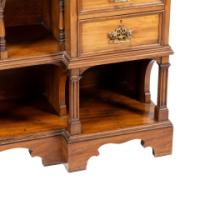 Collinson & Lock, attributed. An Anglo-Japanese Inverted Mahogany Sideboard - Thumbnail 15