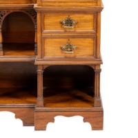 Collinson & Lock, attributed. An Anglo-Japanese Inverted Mahogany Sideboard - Thumbnail 14