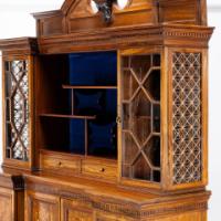Collinson & Lock, attributed. An Anglo-Japanese Inverted Mahogany Sideboard - Thumbnail 6