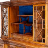 Collinson & Lock, attributed. An Anglo-Japanese Inverted Mahogany Sideboard - Thumbnail 7