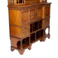 Collinson & Lock, attributed. An Anglo-Japanese Inverted Mahogany Sideboard - Thumbnail 13