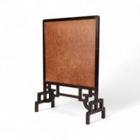 An Anglo-Japanese Fire Screen with Embossed Leather Designs by E. W. Godwin - Thumbnail 7