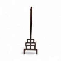 An Anglo-Japanese Fire Screen with Embossed Leather Designs by E. W. Godwin - Thumbnail 8