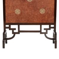 An Anglo-Japanese Fire Screen with Embossed Leather Designs by E. W. Godwin - Thumbnail 14