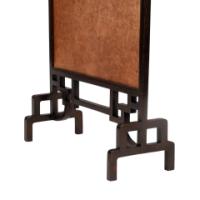 An Anglo-Japanese Fire Screen with Embossed Leather Designs by E. W. Godwin - Thumbnail 17