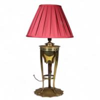Arthur Dixon for the Birmingham Guild of Handicraft. A Rare Arts & Crafts Brass Table Lamp