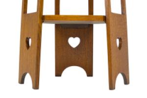 Liberty & Co., A Scarce Pair of Well Designed Arts & Crafts Oak Side Tables with Plank Sides - Thumbnail 14