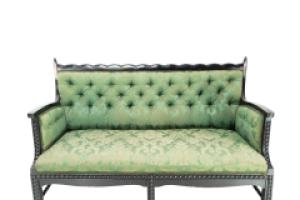 Philip Webb for Morris & Co., An Aesthetic Movement Ebonized Bobbin Turned Settee - Thumbnail 6