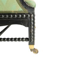 Philip Webb for Morris & Co., An Aesthetic Movement Ebonized Bobbin Turned Settee - Thumbnail 18