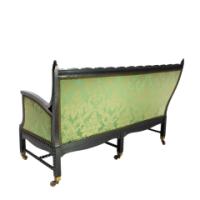 Philip Webb for Morris & Co., An Aesthetic Movement Ebonized Bobbin Turned Settee - Thumbnail 20