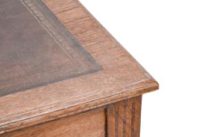 Alfred Waterhouse (style Of). A Gothic Revival Oak Partners Desk with Two Drawers Each Side - Thumbnail 4