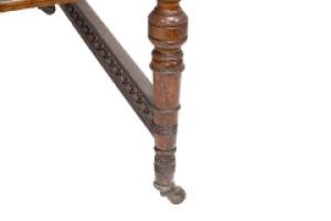 Alfred Waterhouse (style Of). A Gothic Revival Oak Partners Desk with Two Drawers Each Side - Thumbnail 21