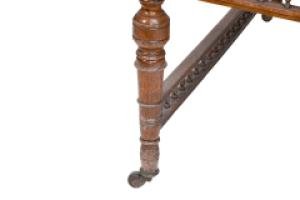 Alfred Waterhouse (style Of). A Gothic Revival Oak Partners Desk with Two Drawers Each Side - Thumbnail 23