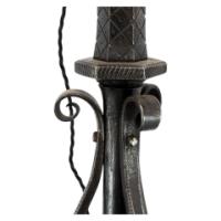 Alfred Bucknell. A Handmade Steel Standard Lamp with Fine Chased Details - Thumbnail 6