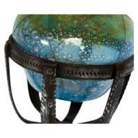 Alfred Bucknell. A Handmade Steel Standard Lamp with Fine Chased Details - Thumbnail 12