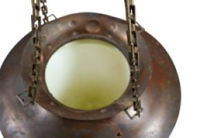 Birmingham Guild of Handicraft. A Rare Arts & Crafts Circular & Copper Light - Thumbnail 8