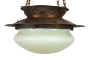 Birmingham Guild of Handicraft. A Rare Arts & Crafts Circular & Copper Light - Thumbnail 9