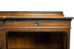 Lambs of Manchester (stamped). A Fine Aesthetic Movement Breakfront Bookcase - Thumbnail 5