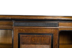 Lambs of Manchester (stamped). A Fine Aesthetic Movement Breakfront Bookcase - Thumbnail 7