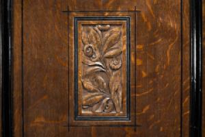 Lambs of Manchester (stamped). A Fine Aesthetic Movement Breakfront Bookcase - Thumbnail 13