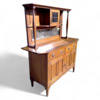 A Sweet Little Arts & Crafts Oak Sideboard with Nice Proportions