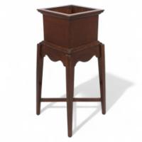 C. F. A. Voysey, attributed. A Small Arts & Crafts Oak Plant Stand