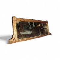 Bruce Talbert (manner). A Gothic Revival Oak Overmantel Mirror