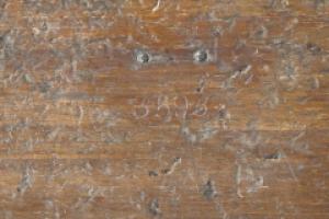 Dr. C. Dresser, attributed. Aesthetic Movement Walnut Coal Scuttle with Stylized Mounts - Thumbnail 13