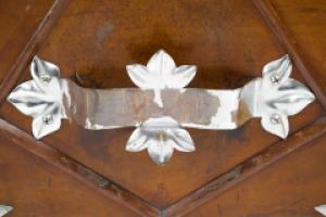 Dr. C. Dresser, attributed. Aesthetic Movement Walnut Coal Scuttle with Stylized Mounts - Thumbnail 17