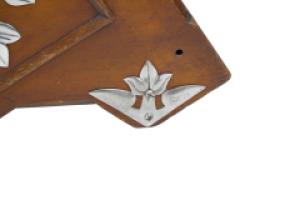 Dr. C. Dresser, attributed. Aesthetic Movement Walnut Coal Scuttle with Stylized Mounts - Thumbnail 20