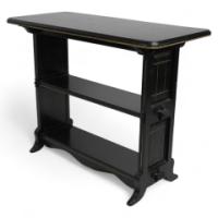 Dr. C. Dresser, Style Of, Aesthetic Movement Carved, Gilded & Ebonized Side Table