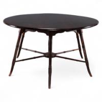 E. W. Godwin. An Anglo-Japanese Aesthetic Movement Walnut Centre or Dining Table