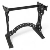 Aesthetic Movement Cast Iron Garden Table with Stylised Floral Details