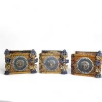 Royal Doulton. An Aesthetic Movement Three-Section Salt Glaze Window Sill Planter - Thumbnail 1