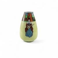 English Wardle & Co., 'Stuart' Vase Depicting an Art Nouveau Maiden