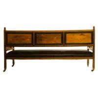 Anglo-Japanese Mahogany Settee by E.W. Godwin and probably made by William Watt - Thumbnail 1