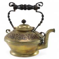 Dr. C. Dresser for Benham & Froud a Rare Brass & Copper Teapot
