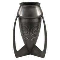 Liberty & Co. by Archibald Knox – Arts and Crafts Pewter Rocket Vase 0226