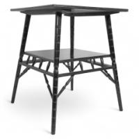 Jas Shoolbred – Aesthetic Movement Ebonised Side Table with Turned Supports