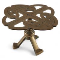 Margaret Gilmour, attributed. A Good Glasgow School Brass Trivet with Celtic Details