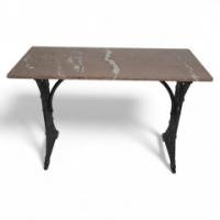 Pair Aesthetic Movement Cast Iron Garden Tables in The Manner of Thomas Jeckyll - Thumbnail 1