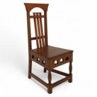 Shapland & Petter. An Arts & Crafts Oak Chair in the Style of M. H. Baillie Scott