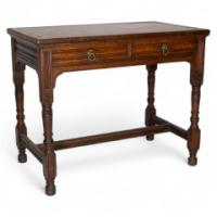 Bruce James Talbert for Gillow and Co. – Gothic Revival Oak Writing Table