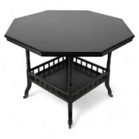Gillow and Co. probably – Aesthetic Movement Ebonised Walnut Centre Table