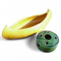 C. H. Branham for Liberty and Co – Art Nouveau Yellow Canoe-Form Planter - Thumbnail 2