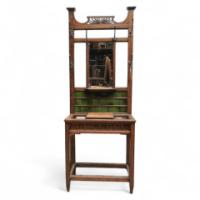 An Arts & Crafts Oak Hallstand