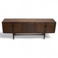 G Plan From the Fresco Range Designed by V. B. Wilkins. A Large Teak Sideboard - Thumbnail 1